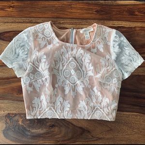 Forever 21 Lace Crop Top